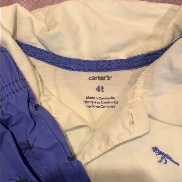 Carters 4t shorts and shirt outfit - Picture 2 of 2